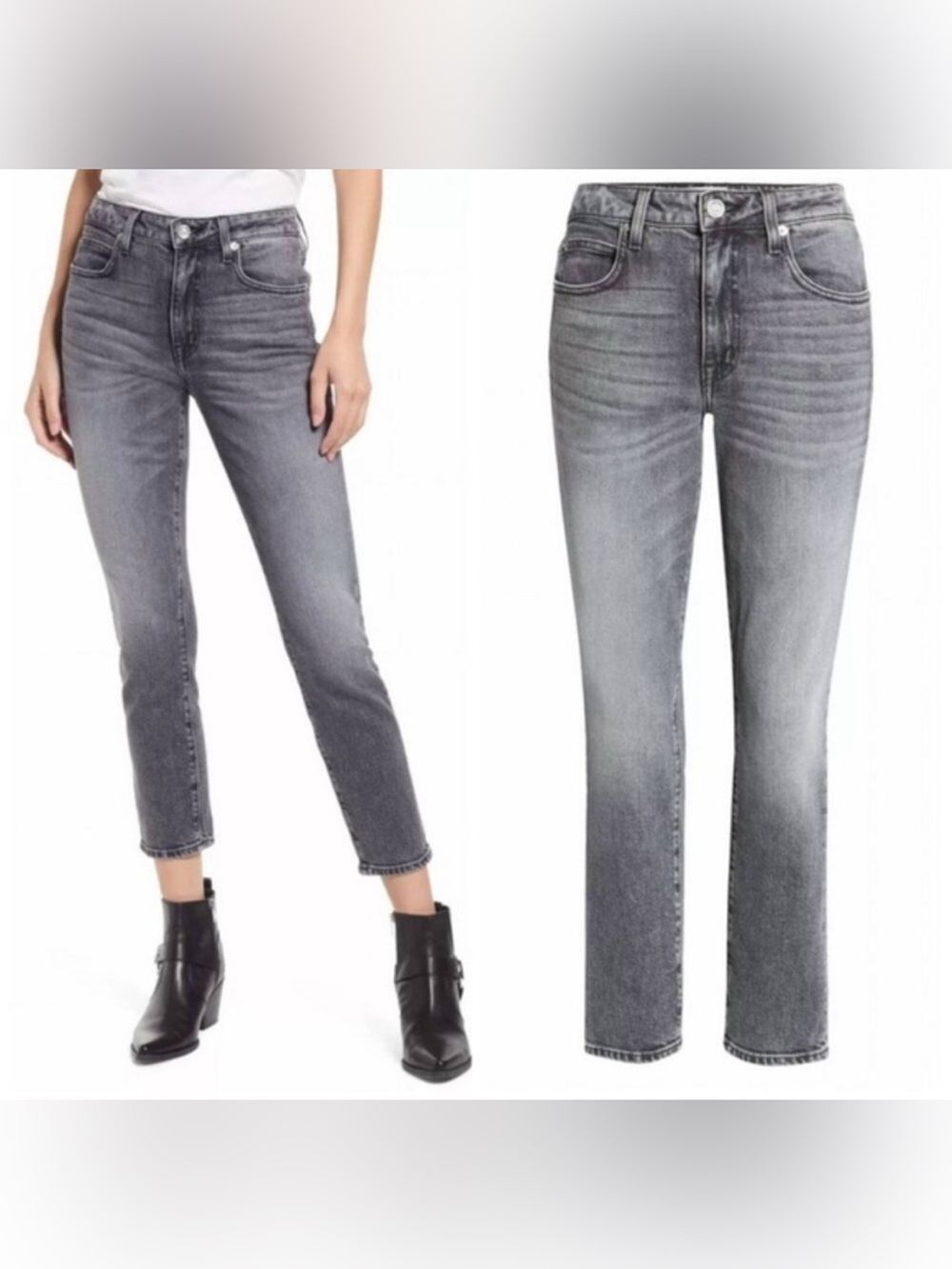SLVRLAKE Lou Lou jeans in Faded Black